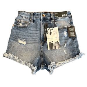 Kendall & Kylie the drifted high rise jeans shorts size 3/26